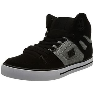 DC Shoes Heren Pure Leather High Top Sneakers, Zwart, 38 EU