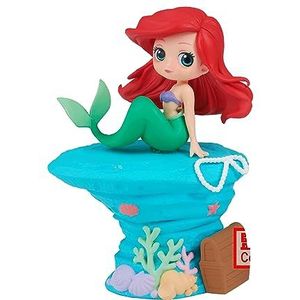 Banpresto, Q Posket Stories Ariel Mermaid Style, Disney Characters (Ver.A) 9 cm, meerkleurig BP88304