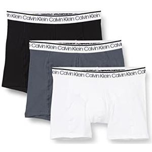 Calvin Klein Boxer Briefs heren Boxer Brief 3pk , Zwart/Wit/Turbulentie , XL