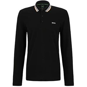 BOSS Heren Plisy Jersey, Zwart, 4XL