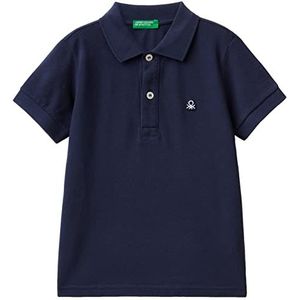 United Colors of Benetton Poloshirt voor kinderen en tieners, donkerblauw 252, 5 Jaar