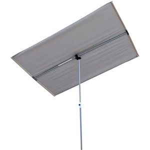 pincho Parasol, zonnezeil, SPF 50+, oppervlak 180 x 130 cm, verstelbaar, waterdicht polyester, beige, Beige