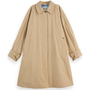 Scotch & Soda Geborduurde katoenmix met bloemenpatroon, Zand 260, XL