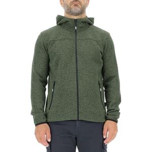 JEEP O102880-E028 J Functionele jas voor heren met capuchon en zakken met ritssluiting - Etiket J23W Heren Green Melange M