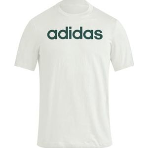adidas Heren Essentials Single Jersey Lineair geborduurd logo T-shirt, 3XL lang