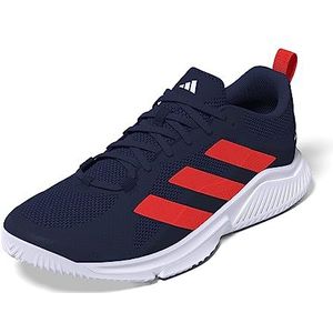 adidas Court Team Bounce 2.0 M, Lage schoenen voor heren, Team Navy Blue 2 Solar Red Ftwr White, 45 1/3 EU