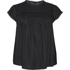 VERO MODA Vrouwelijke blouse VMDEBBIE Top, zwart, 48