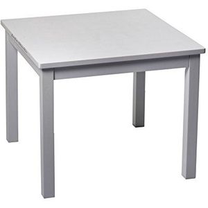 Pioupiou et Merveilles Hévéa tafel voor kinderen, 60 x 60 cm, grijs