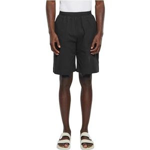 Urban Classics Heren Shorts Wide Crepe Shorts Black 5XL, zwart, 5XL