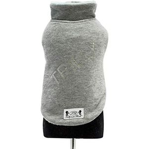 Trilly Tutti Brilli capuchontrui met binnenvoering van pluche en applicatie, lichtblauw, L - 1 product