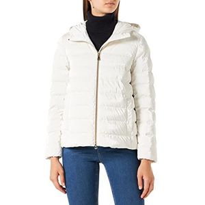 Geox Dames W Myluse Down Coat, Cloud White, 46