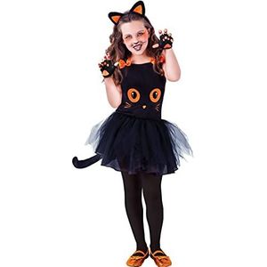 Rubie's Kostuum voor kinderen, kat, zwart