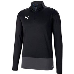 PUMA Herren teamGOAL 23 Training 1/4 Zip T Pullover, Black-Asphalt, XXL