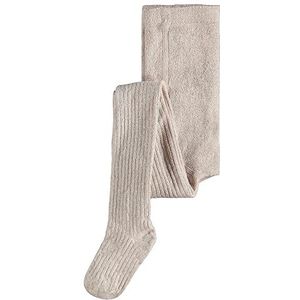 NAME IT Nkfpantybroek Glitter Rib Noos sokken voor meisjes, Moonbeam, 110 cm