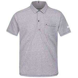 Regatta Mannen Mando' Katoen Korte mouw Gestreepte Button Neck T-Shirts/Polos/Vesten