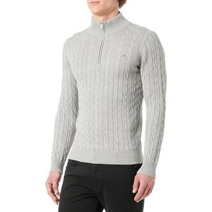 Mode accessoires - Geribbelde Kraag - Knitwear - Mélange - Lange Mouw