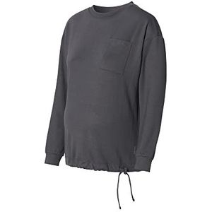 ESPRIT Maternity Dames sweatshirt met lange mouwen pullover, Charcoal Grey-019, XXL