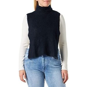 Noa Noa Myrann Slipover Roll Neck voor dames, navy, Eén maat