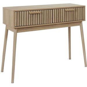 HOME DECO FACTORY Console Klaus-ingang, woonkamer, bruin, 100 x 80 x 35 cm
