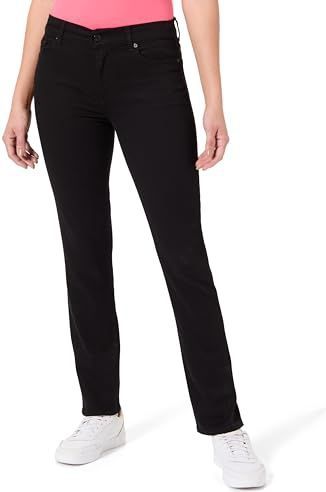 7 For All Mankind Roxanne Bair Eco Jeans voor dames, Zwart, 23W x 23L
