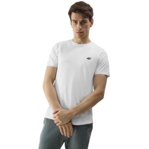 4F t-shirt m1154 wit xl heren