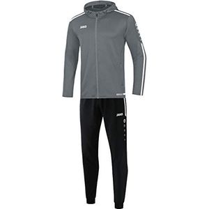 JAKO Trainingspak voor kinderen polyester Striker 2.0 met capuchon, steengrijs/wit, 152, M9419