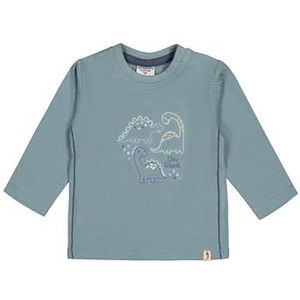 SALT AND PEPPER Jongens B.Boys Ls Emb Dino Friends T-shirt set voor baby's en peuters, Mineral Green, 56