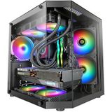 MC-3TLITE - PC-Behuizing - Zwart - Gehard Glas - Compact Design