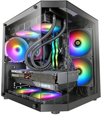 MC-3TLITE - PC-Behuizing - Zwart - Gehard Glas - Compact Design