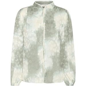 InWear CielleIW Damesshirt, silhouet, groen, Green Illuminating Florals, 38