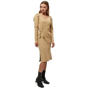 Minus Maranola Knit Casual damesjurk, Nomad Sand Melange, M