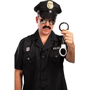 Carnival Toys Police Man Set (hoed, moustache, glazen, handmanchet)