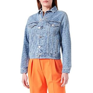 Pinko Klimjack Denim Log, ZG4_wit/donkerblauw, 40 dames, ZG4, wit/donkerblauw