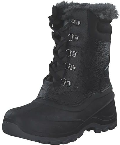 Cmp - Atka Sneeuwlaarzen - Zwart - Leer/Synthetisch - Waterdicht