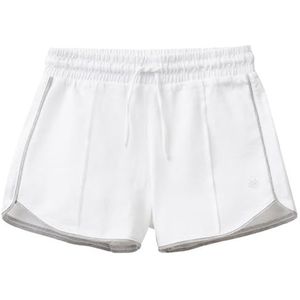 United Colors of Benetton Shorts voor meisjes en meisjes, Optisch wit 101, 150 cm