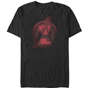 Marvel Black Widow - Widow Avenger Logo Unisex Crew neck T-Shirt Black L