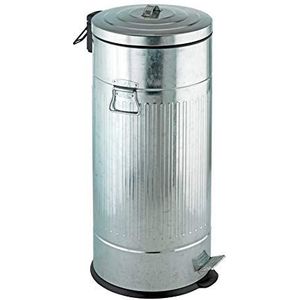 WENKO Pedaalemmer New York Easy Close 30 liter – automatische daling inhoud: 30 l, metaal, 31 x 69 x 31 cm, mat