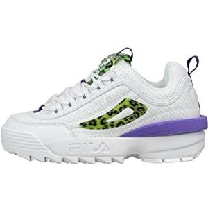 FILA Disruptor Wmn Sneakers voor dames, Wit Electric Purple, 36 EU Smal