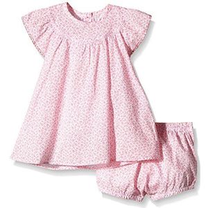 Absorba Baby Meisjes Jurk, Kleur: wit, 12 Maanden