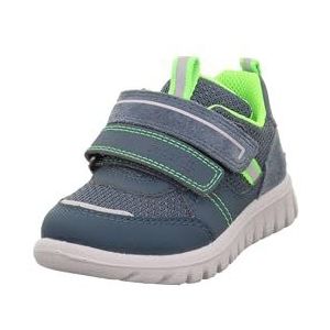 Superfit Mädchen SPORT7 MINI Sneaker, BLAU/HELLGRÜN 8060