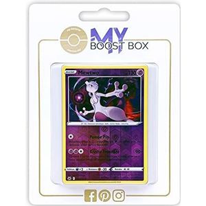 Mewtwo 59/159 Holo or Reverse (random) - Myboost X Epée et Bouclier 12.5 Zénith Suprême - Doos met 10 Franse Pokemon kaarten