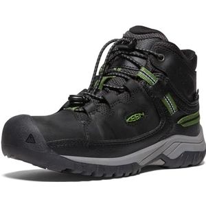 KEEN Unisex Kids Targhee Mid waterdichte wandelschoen, Camping Black, 5 UK