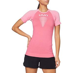 UYN Dames Marathon Ow Sh_Sl Shirt, Flamingo/Flamingo Light/White, S/M