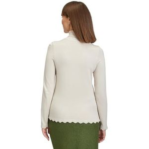 Betty Barclay Fijn gebreide damestrui met golfstructuur, beige, 44