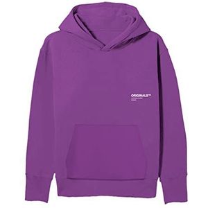 JACK & JONES Jorclan Sweat Hood capuchontrui voor heren, Deep Lavender., L