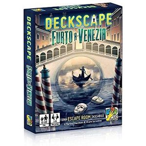dV Giochi - Deckscape-diefstal in Venetië UNA Escape Room Italiaanse editie, meerkleurig, DVG4479, van 12 tot 99 jaar