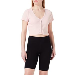 Noa Noos Basic Jersey, korte leggings voor dames, zwart, S, zwart, S, zwart., S
