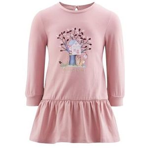 happy girls Jurk  navy / lichtgroen / rosa / donkerrood