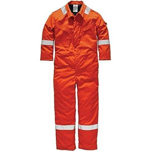 Dickies Gevoerde overall Pyrovatex, 1 stuk, 114, oranje, FR5409 OR 46T