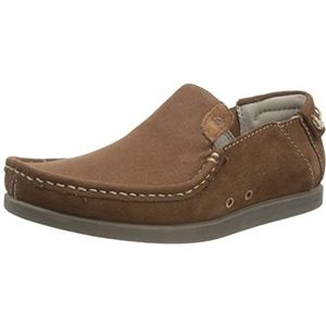 Clarks Shacrelitestep Slipper voor heren, Dark Tan, 39.5 EU